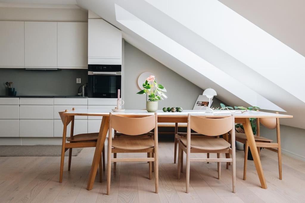 Apartamento Beautiful Penthouse With An Ocean View In Bergen Exterior foto