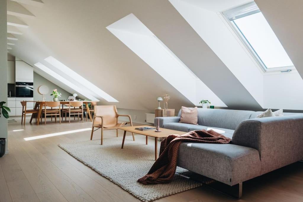 Apartamento Beautiful Penthouse With An Ocean View In Bergen Exterior foto